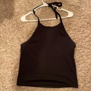 Black Halter Top